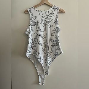 SHEIN printed body suit
